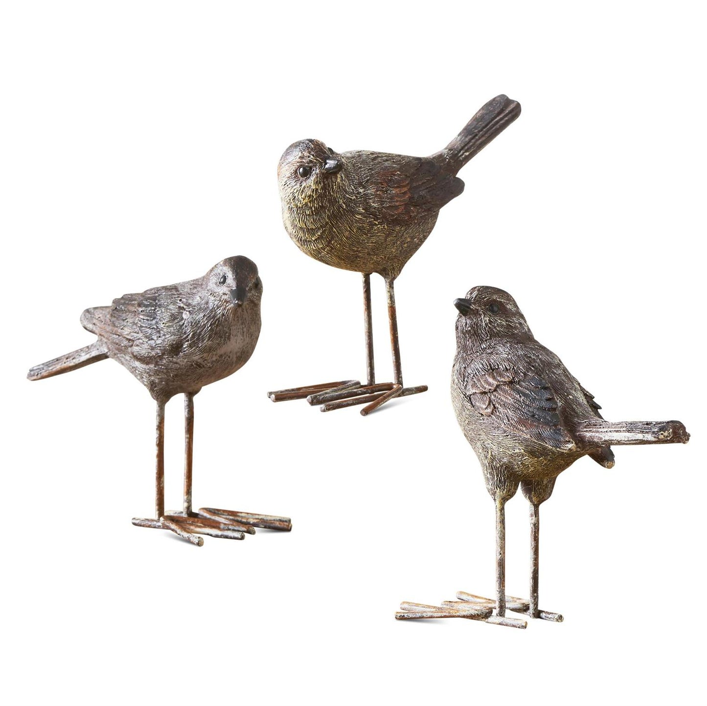 Birds w/metal legs