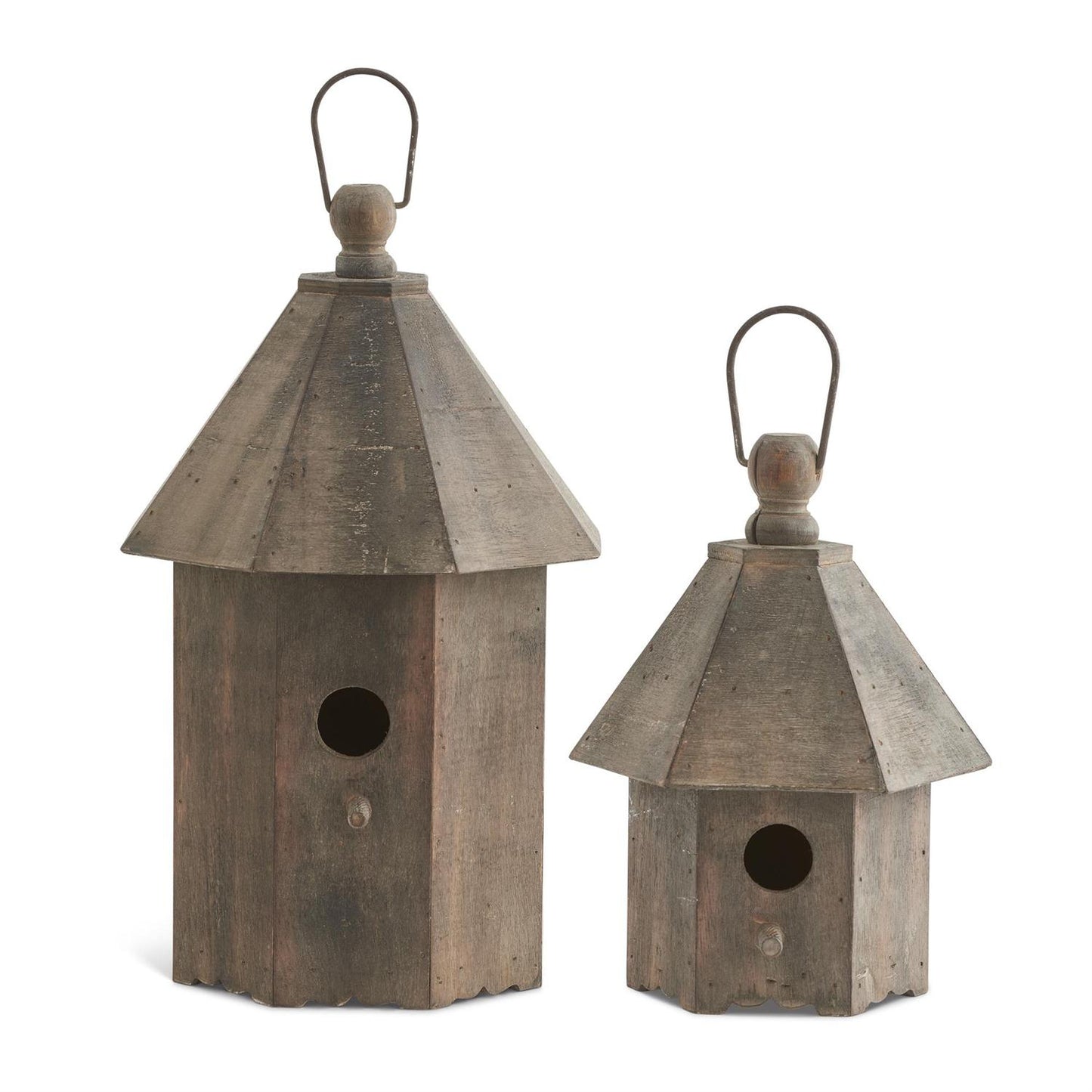 Hanging Wooden Birdhouses