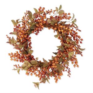 Orange Berry Wreath on Vine base