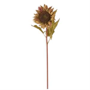 Mustard & Burgundy Cork sunflower