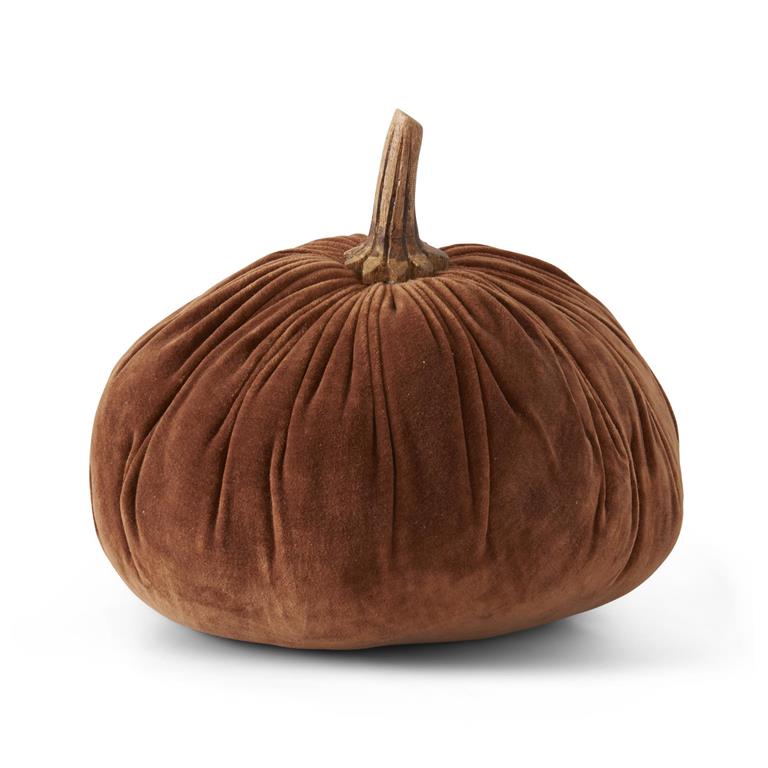 Velvet Fuched Center Pumpkin