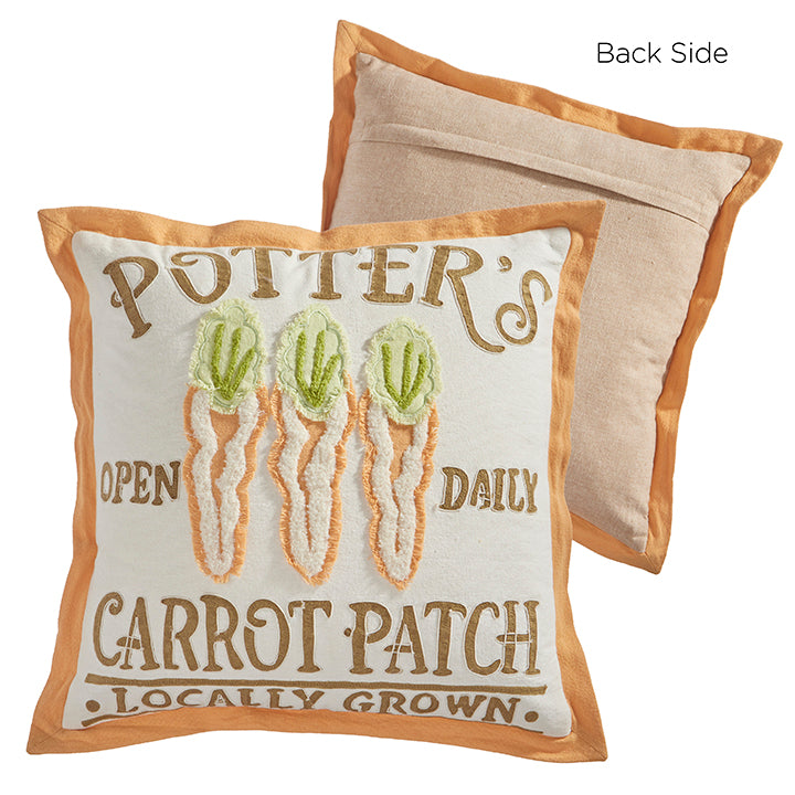 Carrot Patch Pillow