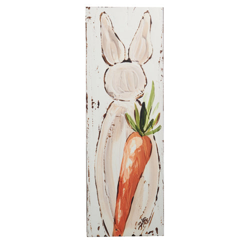 Bunny and Carrot Porch Sign