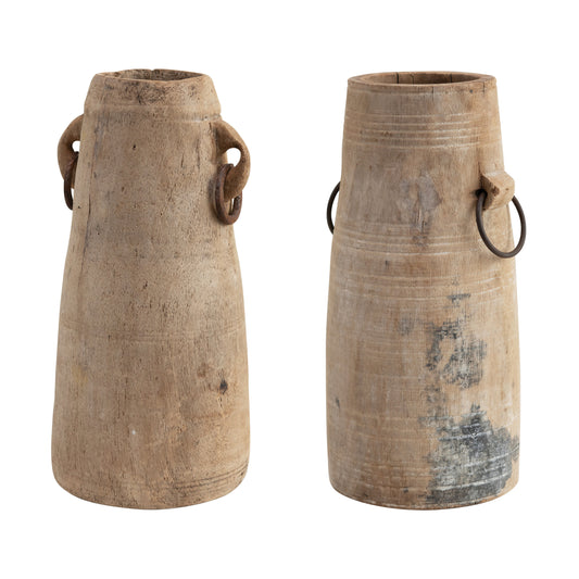 Wood Milk Jug