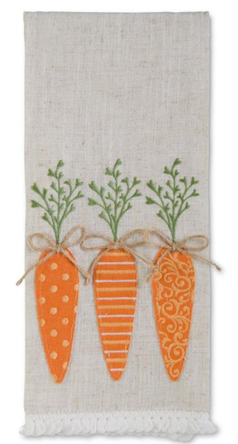 Easter Towel w/carrots