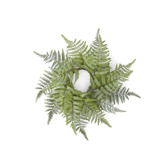 Real Touch Ostrich Fern candle Ring