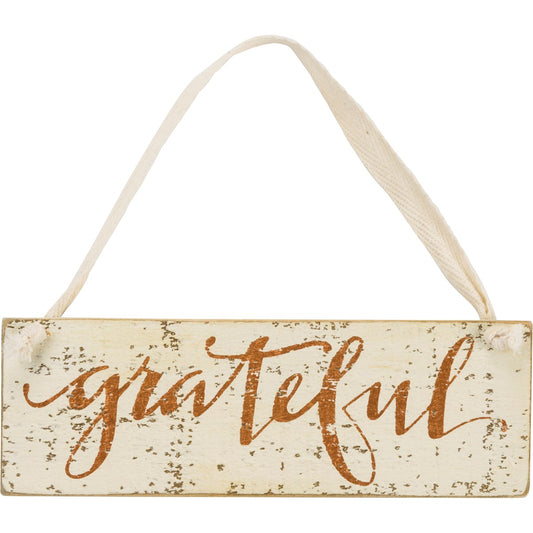 Grateful- slate sign