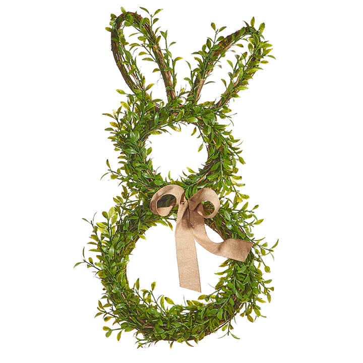 Boxwood Bunny Wreath