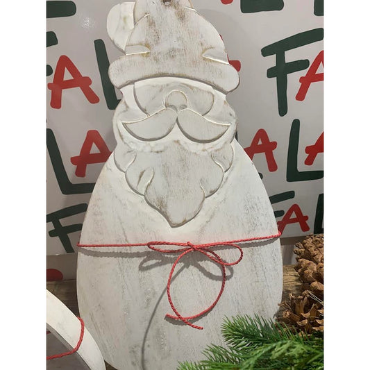 White Washed Santa Chopping Board