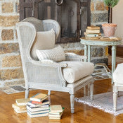 Cane Wingback Chair