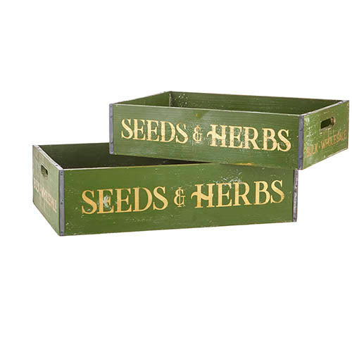 Seeds and Herbs Crate